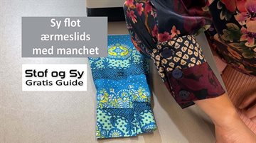 Sådan syr du en ærmeslids med manchet - en gratis Stof og Sy Guide